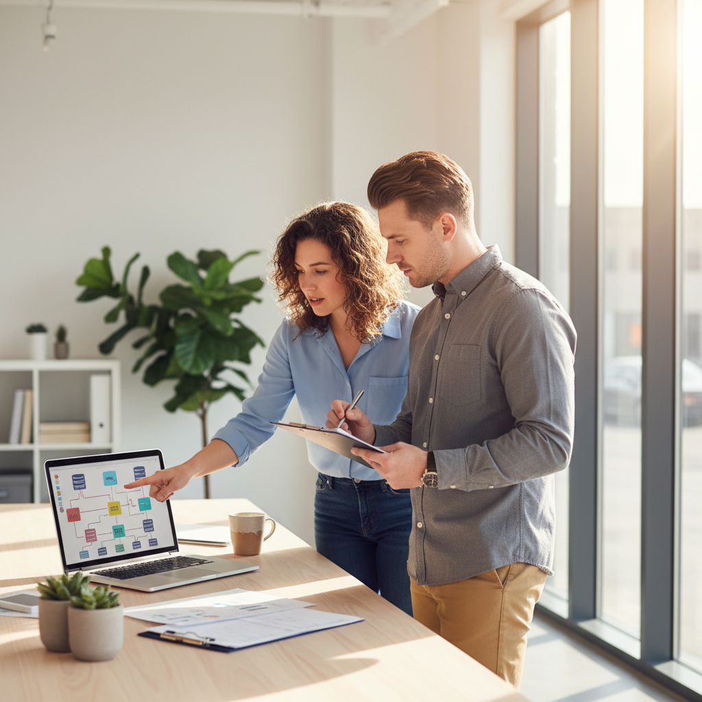 Co-managed IT support team collaborating in Taranaki office